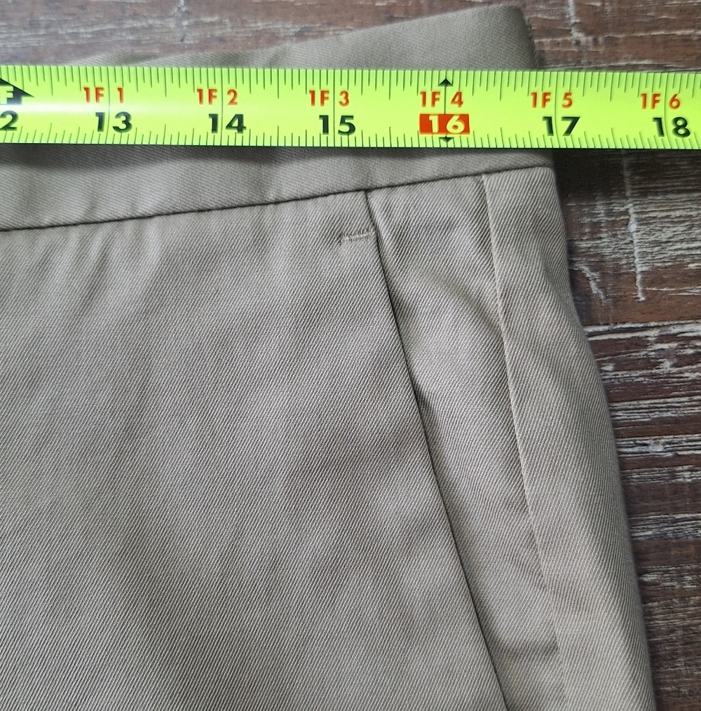 J. Crew Mens (Lot Of 2) Chino Pants (32x30 Tag) Actual Size 34x29 Green & Beige - Picture 15 of 16